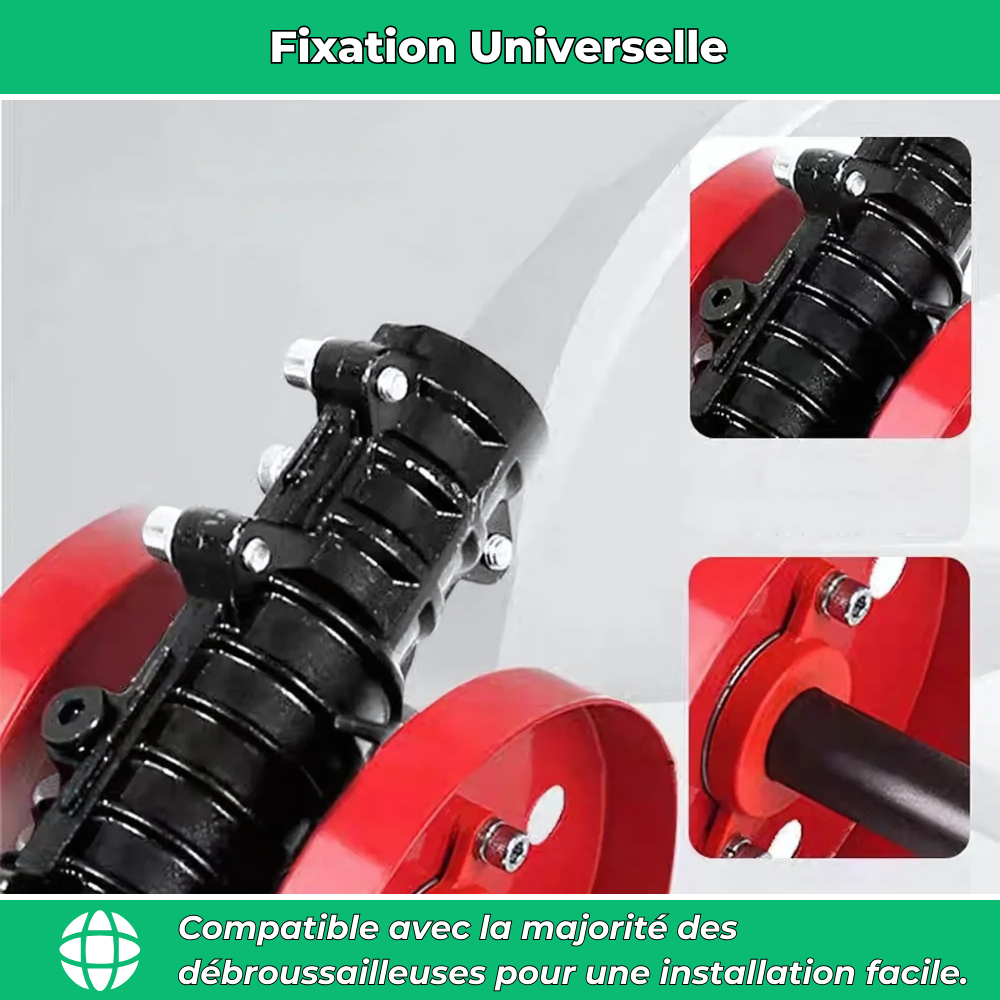 G700 PRO - Roue de Désherbage Multifonctions – Outil Efficace pour Entretien de Jardin et Élimination des Mauvaises Herb