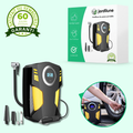 Compresseur à air portable LED – Gonfleur pneus voiture et moto