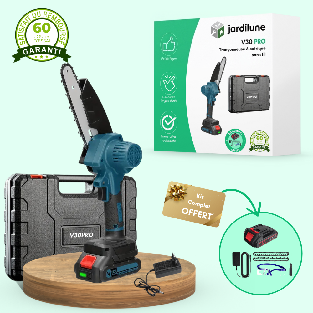 V30 PRO | Tronconneuse électrique portable | Coupe rapide et précise