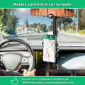 VisionGrip 360 – Support Téléphone Voiture Rotatif