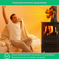 PoêleBoost | Ventilateur pour poêle à bois silencieux | Diffusion de chaleur efficace