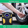 Compresseur à air portable LED – Gonfleur pneus voiture et moto