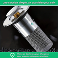 Bouchon de lavabo avec panier filtre