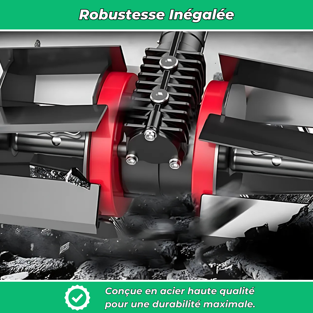 G700 PRO - Roue de Désherbage Multifonctions – Outil Efficace pour Entretien de Jardin et Élimination des Mauvaises Herb