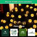 Guirlande Solaire Cristal – Éclairez vos soirées en extérieur