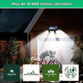 Solar'400 | Lampe de sécurité solaire Extérieur | Détecteur de Mouvement | Autonomie 12h