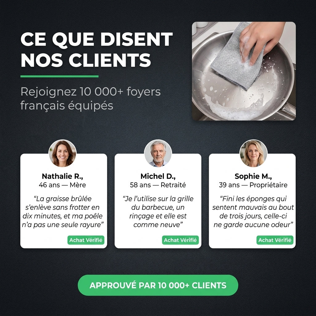 Cleaninox | Chiffons récurants inox puissants et sans rayures