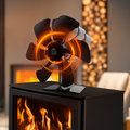 PoêleBoost | Ventilateur pour poêle à bois silencieux | Diffusion de chaleur efficace
