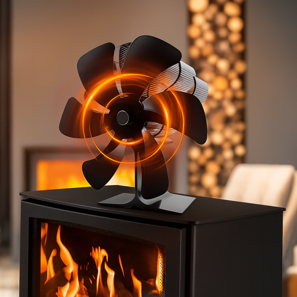 PoêleBoost – Ventilateur pour poêle à bois sans électricité