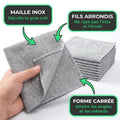 Cleaninox | Chiffons récurants inox puissants et sans rayures