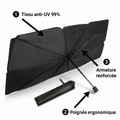 SunBloc – Pare-soleil voiture repliable, protection thermique anti-UV
