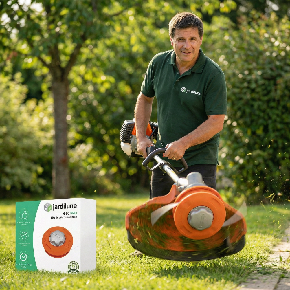 G50 PRO Tête de Débroussailleuse Ultra-Résistante – Coupe Nette et Rapide pour Entretien de Jardin