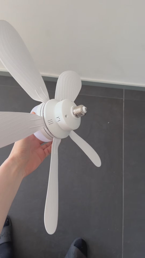 Montage du ventilateur de plafond sur une douille existante